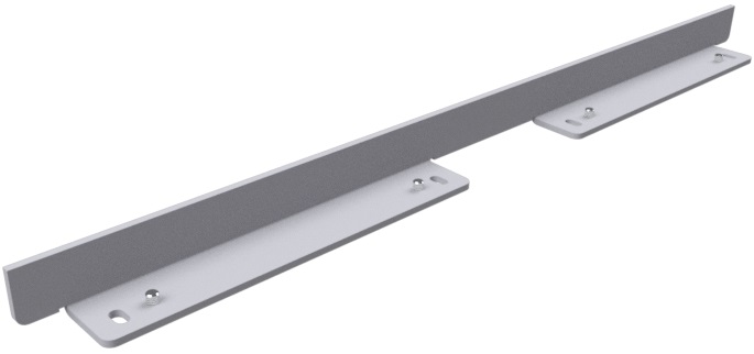 Produktbild UBK 401 159  -  Endstückkappe für Deckelzuschnitt zu Unterflur-Bodenkanal UBK 400, für 15mm Vertiefung